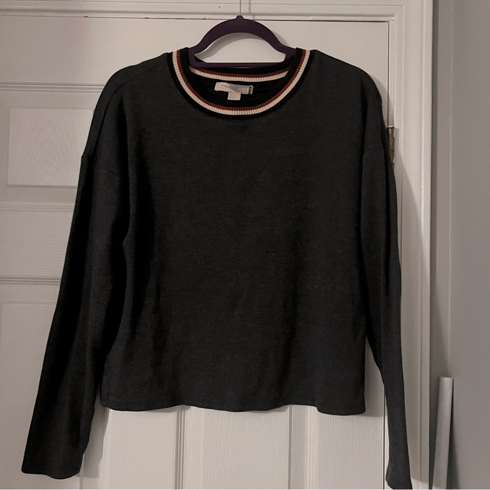 Forever 21 grey academic sweater